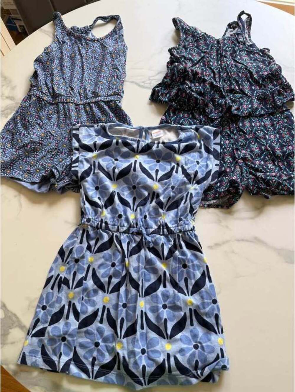 Kids romper set of 3. Size 7/8